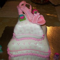 Pillow And Shoe Cake Daughter's 9th birthday cake