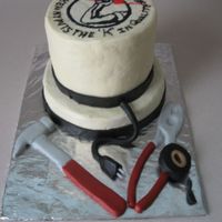 Electrician's Cake This was ordered by my coworker as a surprise for her finace's bachelor party. Chocolate cake with dark chocolate mint ganache and...