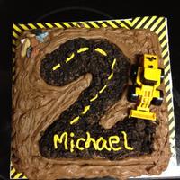 Construction Cake Oreo cookie road base. Original much cuter inspiration cake here www.mythreetinythings.blogspot.com. My great nephew loved this cake and...