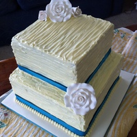 Rustic Engagement Cake 