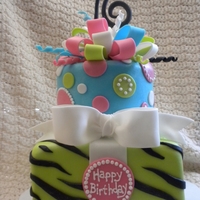 Sweet 16 Birthday Bright colors for a girl with a great personality!