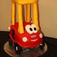 Cozy Coupe Cake I was a little nervous when asked to make a cozy coupe for a cake but loved the challenge. It was the most challenging cake I have done,...