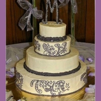 Ruben Studdard Cake Cake done for a customer who loved the Ruben Studdard wedding cake