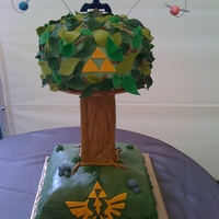 Zelda Wedding Cake No, really this is THE wedding cake, not the grooms cake...fondant, mostly.