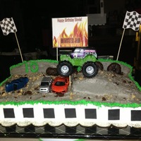 Monster Truck Cake Monster Truck Theme Birthday Cake.