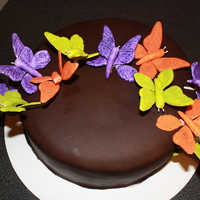 Butterfly I did this cake for a friend's birthday