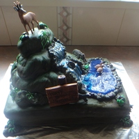 Hunter Cake Birthday cake for a 21 year old who is into his hunting.
