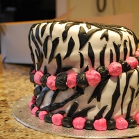 My First Cake! Just got back from taking a topsy turvy class!