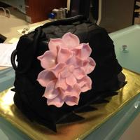 Black Purse Cake Black purse cake