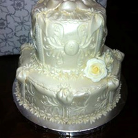 Megan's Bridal Shower Cake Bridal shower cake - sides done in panels