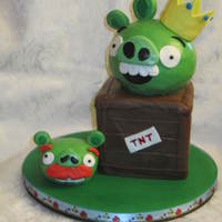 An Angry Birds Cake For My Sons 7Th Birthday An Angry Birds cake for my son's 7th birthday.