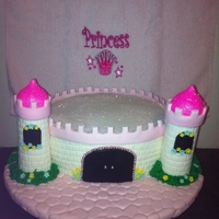 Erika My first castle. Have lots of fun with it. A friend came to "play" with me. Among other thing she made the top part of the towers...