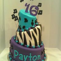 Musical Notes Topsy Turvy Caek 