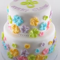 Girl Baptism Cake 
