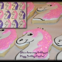 Horse Crazy Sugar cookies.