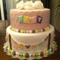 Baby Shower Clothes Line Cake Not my original design, but I loved the clothes line idea, had lots of fun making the tiny clothes out of gumpaste. TFL!