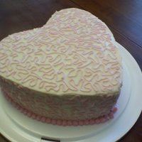 Close Up Of One Of The Cakes Close up of one of the cakes.