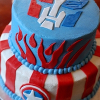 Captain America & Transformers Would you believe this was for an 18 year old girl? She was thrilled