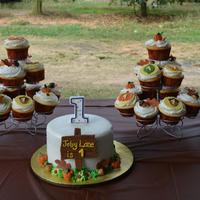 Fall Cake Cupcakes fall birthday cake cupcakes pumpkins, leaves, acorns,