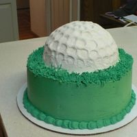 Golf Ball Cake Chocolate stout cake, BC frostingAlso for a B-day party:)