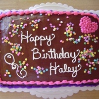 Just A Simple Birthday Cake For My Daughters 9Th Birthday She Loved How Girly It Was Though Just a simple birthday cake for my daughters 9th birthday. She loved how girly it was though. =)