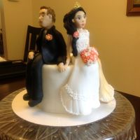 Bride And Groom Topper Based on Lorraine McKay's Method