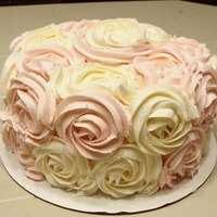 Rose Cake Just had to jump on the bandwagon here. This cake was lots of fun to make and super easy!