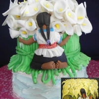 Diego Rivera Vendedora De Flores, 3D Vendedora de flores (flower's vendor) is my favorite painting of Diego Rivera, great famous mexican artist, I tried to recreat the...