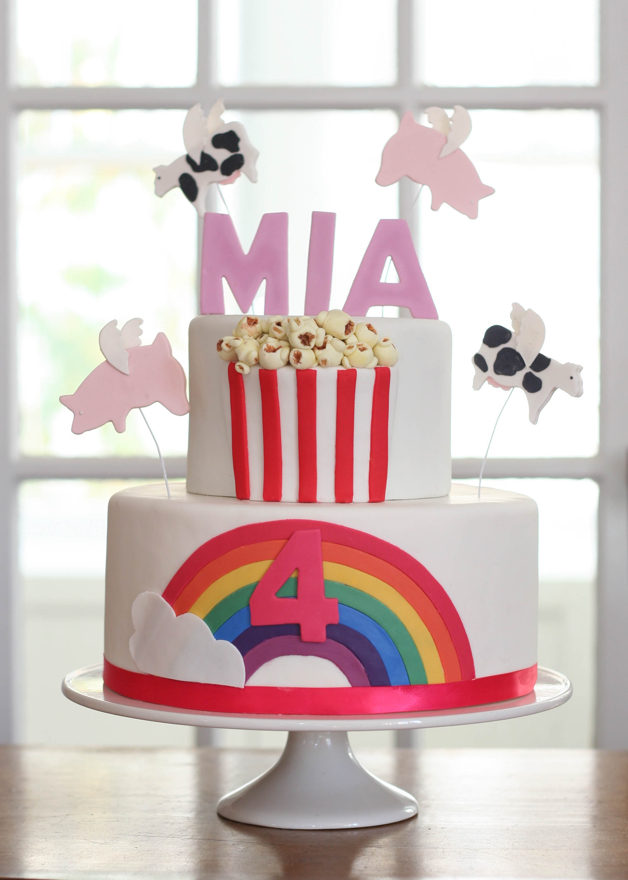 When Youre Four And Your Mom Designs Cakes I Guess You Can Request Whatever You Want For My Daughters Birthday She Wanted Rainbows Popc When you're four and your mom designs cakes, I guess you can request whatever you want. For my daughter's birthday she wanted...