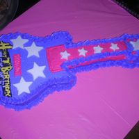 Hannah Montan Guitar This is probably one of my favorite cakes I've made.. Thanks for all of the ideas from my cc family!