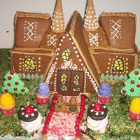 A Knock Off Of The Gingerbread House From True North Epsoide Of Once Upon A Time I Didnt Have A Template Or Anything So I Just Made It Up a knock off of the gingerbread house from True North epsoide of Once Upon a Time . I didn't have a template or anything so I just made...