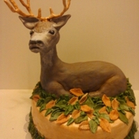Mule Deer Mule deer is made out of rice crispies and covered with marshmallow fondant.