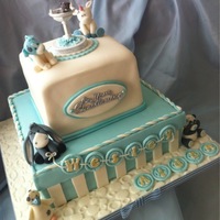 Christening Cake Me To You -blue nose friends inspired cake