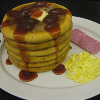 Pancakes,scambled Eggs & Ham This is the Groom's cake I made today. All is edible and made from cake and sugarpaste
