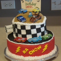 Cars B-Day Cake 