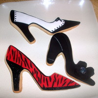 Shoe Cookies For Project Ladybug Wine, Women & Shoes fundraiser for Children's Cancer Research