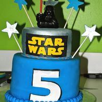 Star Wars Non edible topper and stars