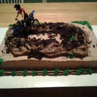 Dirtbike Cake 