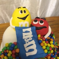 Mampm Cake M&m cake