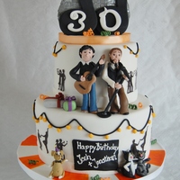 Birthday Cake For Twins Which Love Making Music Celebrate Josh & Jonathan 