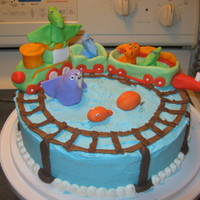 Dinosaur Train Under The Sea My daughter was very specific in her birthday cake order this year. She's turning 4. She wanted Dinosaur Train Under the Sea with the...