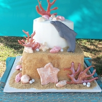 Dolphin Sea Coral Cake Made this one for my daughters 6th birthday this year. She wanted a dolphin & some shells on her cake, but also liked the idea of a...