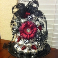 First Cake Ball Tree I made this as a donation to a private school's dessert auction. It ended up selling for $300! Cake balls are italian cream cake &amp...