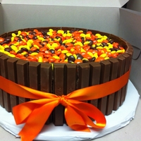 First Candy Barrel Cake this is my first attempt at making one of these, and I'm totally a fan.Cake is 10" chocolate fudge cake with peanut butter...