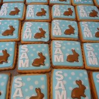 Sam I made 200 of these for a Christening. They turned out really cute.