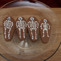 Day Of The Dead Cookies Lemon cream cheese cut outs with RI