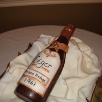 50Th Birthday Wine Bottle 