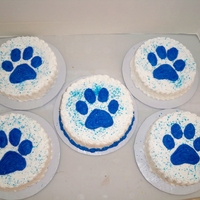 Paw Print Cakes Paw print, 6 in cakes