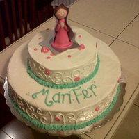 Virgencita Moderna Almond cake filled with blackberry jam & philadelphia icing...yummmi ;)