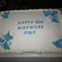 Birthday Cake This was a combination birthday and anniversary party, this goes along with the cake that I posted previously.